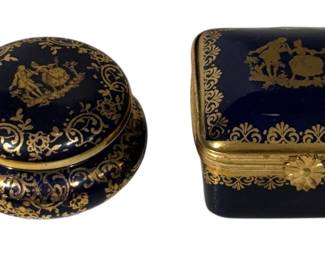 Limoges Trinket Boxes 