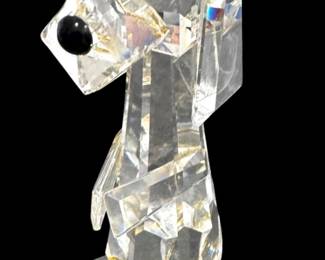 Swarovski Crystal Dog Figurine 