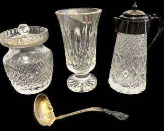 Crystal Dishes Sterling Spoon 