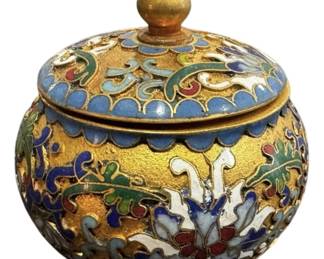 Handmade Cloisonne Trinket Box 