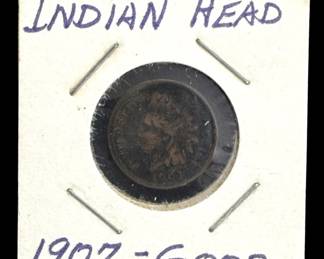 1907 Indian Head Penny 