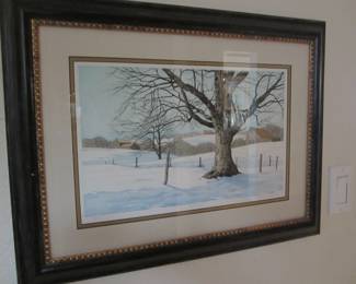 'First Snow' by Carol Collette ( 1980 signed)