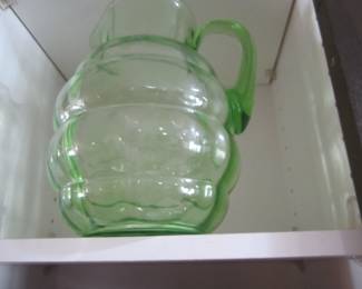 Depression Glass Pitcher