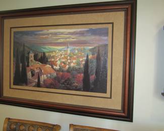 'Village In The Sun'  Max Hayslette