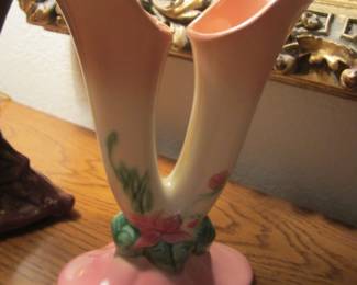Vintage 1949 Hull Woodland Double Bud Vase