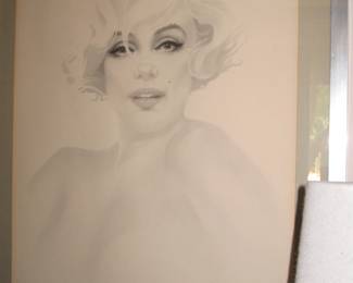 Rare, Marilyn Monroe Lithograph (signed by Gary Saderup)