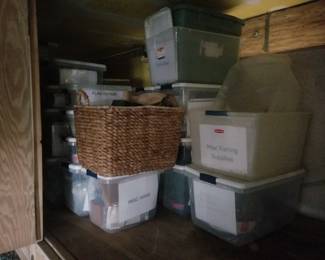 Household supplies - many new in packaging