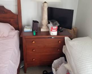 Ethan Allen king bedroom suite: nightstand - two available