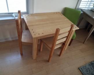 Childs table & chairs