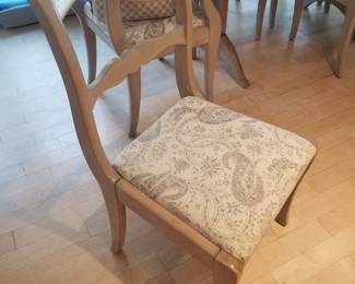 Dining chair detail