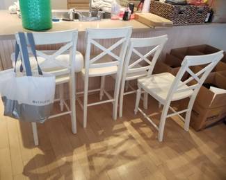Four bar stools