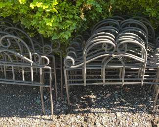 Garden edges - wrought iron