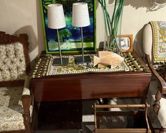 Mahogany drop leaf table