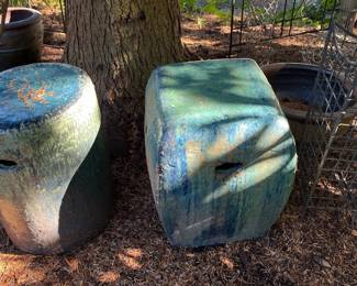 At least 10 garden seats - very heavy