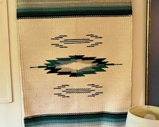 Mexican woven wall hanging
