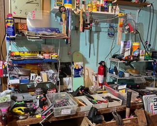 Garage work bench