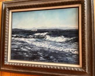 LISTED ARTIST - Charlen Jeffrey Satrom - oil on board