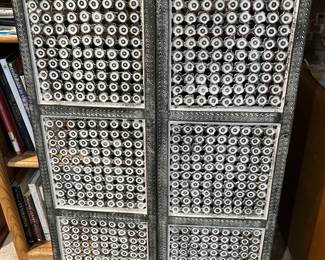 Carved wood panels (Balinese?)