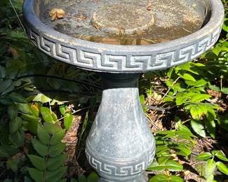 Another bird bath