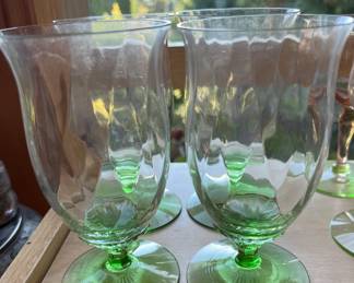 Heisey Moongleam  ice tea glasses - 4
