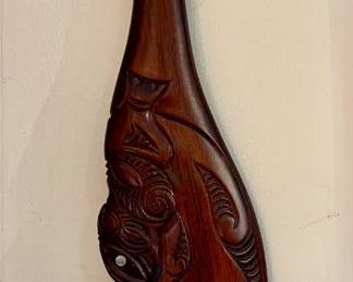Maori Patu - hand carved