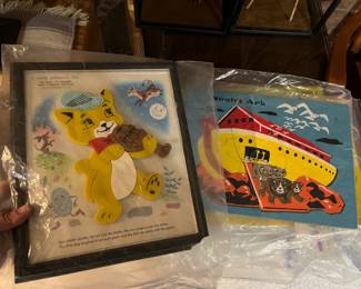 6-7 complete children's puzzles; others, not complete