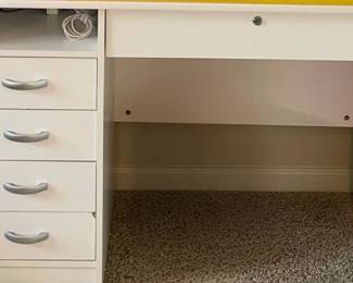 White desk