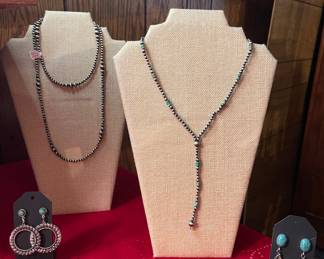 STERLING AND TURQUOISE 