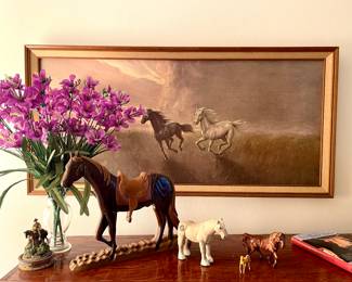 MORE HORSES, HORSE FRAMED PRINT