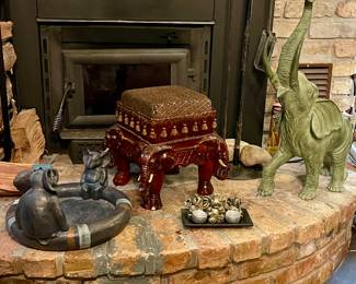 BRONZE ELEPHANT, ELEPHANT STOOL