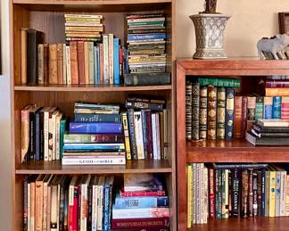 AND MORE BOOKS, TALL BOOKSHELF