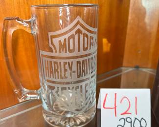 Harley Davidson Glass
