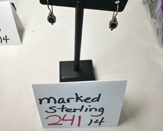 Marked Sterling Earrings