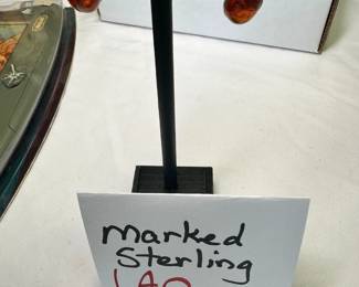 Marked Sterling Earrings