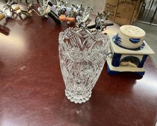 Cut Crystal Vase