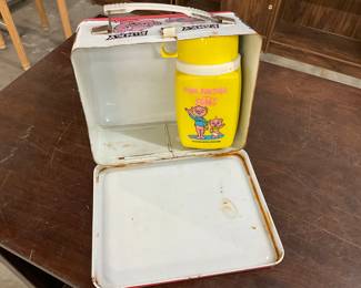 Pink Pather & Sons Metal Lunch Box w/Thermos