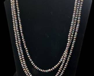 8ft Multicolored Faux Pearl Necklace 