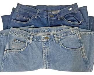 WranglersFull Blue Mens Jeans Size 34X30 