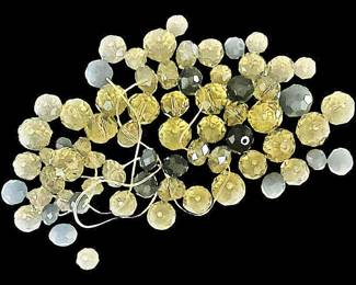 Black Smoky Colored Beads 
