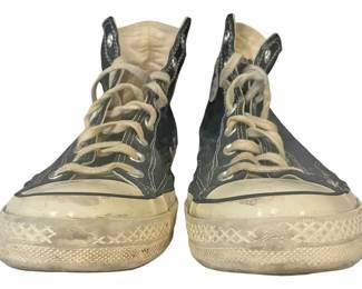 Converse Black White High Top Size 10.5 