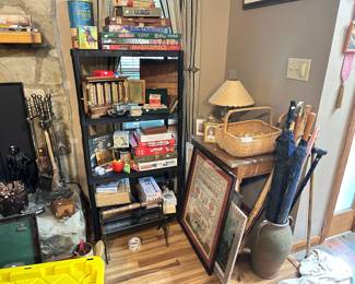 Vintage Board Games, Framed Wall Art, Antique Lamp