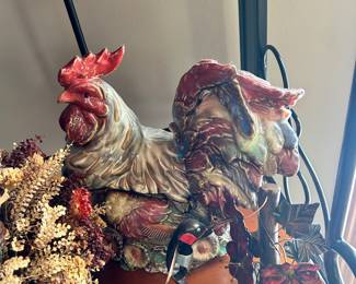 Rooster cookie jar