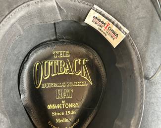 Inside the Buffalo Nickel hat.