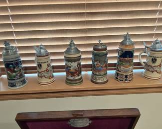 various steins...