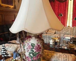 Large Cloisonne lamp
