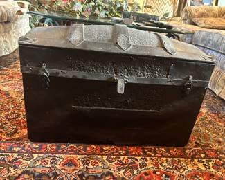 Very old steam trunk