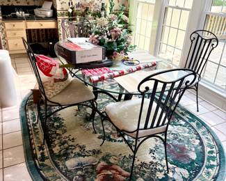 Glass top Dining set