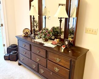 Dresser with Triple Mirror 