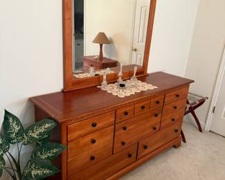 Dresser with mirror