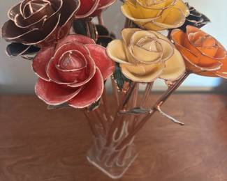 1 dozen Steven Singer 24k Gold Dipped Roses